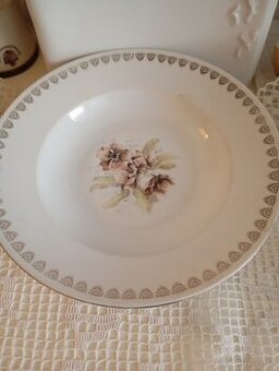 Retro hluboký talíř Czechoslovakia,,