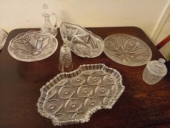 broušené sklo - pozůstalost