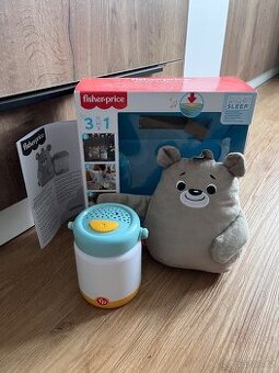 Fisher-Price Medvídek a usínáček se světluškami + baterie