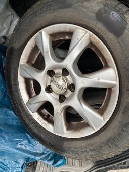 Alu kola 14” 5x100 Škoda a zimní pneu 185/65/R14