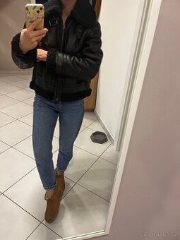 Koženková biker bunda nová- H&M