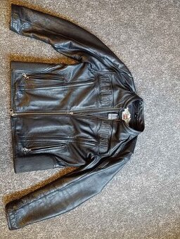 Kožená značková bunda Harley Davidson