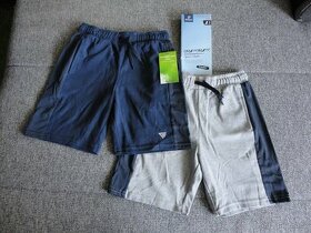 Sportovní šortky, zn. Tchibo, vel. 134/140 - 2 ks