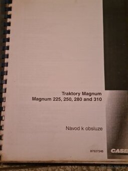 Návod k použití Case Magnum 225, 250, 280, 310