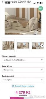 Dětská postel 140x70