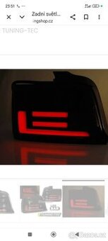 Zadní led světla na Bmw E36