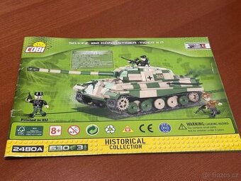 COBI 2480A SD.KFZ. 182 KÖNIGSTIGER (Tiger II P)