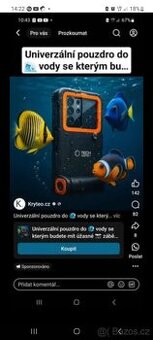 Pouzdro na mobil do vody s fakturou NOVÉ