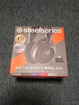 Herní Sluchátka SteelSeries Arctis Nova 5 Black Wireless