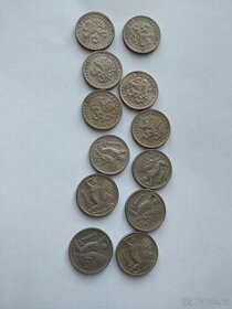 kovové mince nominál 1 Kč rok 1946