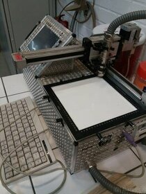 Laboratorní skener plastové drti