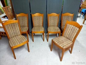 Prodám 6 x hezké židle z masivu - 1