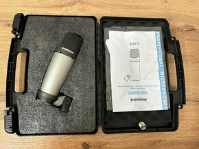 studiový kondenzátorový mikrofon SAMSON C03