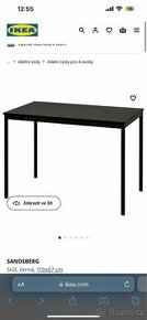 Prodám černý stůl z Ikei