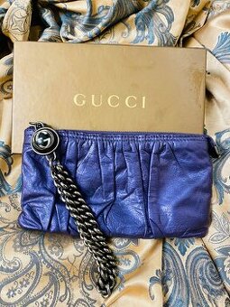 Kabelka GUCCI GALAXY POUCH PURPLE LEATHER