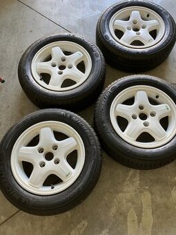 Alu kola Peugeot 5,5x14, pneu Michelin