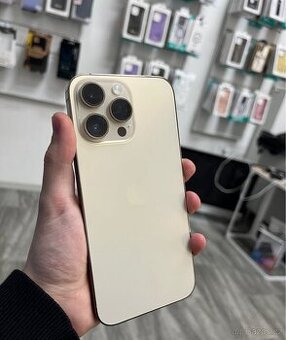 iPhone 14 Pro Max 128 Gold 90% Baterie Stav Jako Nový