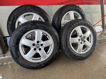Alu kola 5x100 6x15 ET38, pneu. 195/65 r15