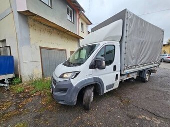 Fiat Ducato 2.3 JTD, 96 kW,plachta, plošina 750 kg, AC.