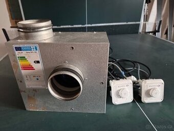 Potrubní ventilátor Dalap SPV 100 +regulátor otáček - 1