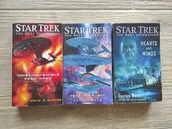 STAR TREK - TŘI KNIHY V ANGLIČTINĚ AJ ENGLISH