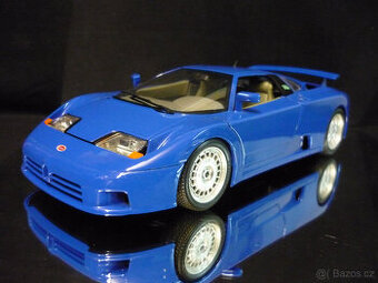 Bugatti EB110 tmavě modré Bburago 1/18