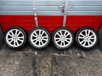 Original ALU kola Škoda 17" 7J ET54 zimní pneu 225/45/R17
