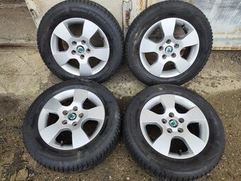 15"zimní alu sada Helios 5x112 origo Octavia 2 Golf 5 6
