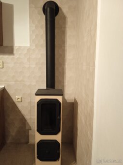 Krbová kamna +napojovací trubky litina