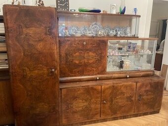 Dýhovaný sekretář ve stylu ART DECO velmi zachovalý