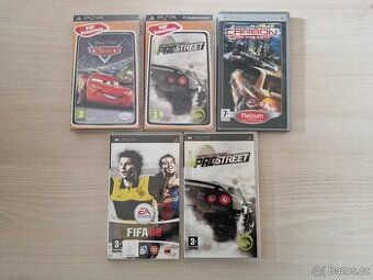 hry na sony psp skvělé tituly cena za kus 170kč