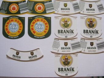 100ks 2007-2025 pivní etikety Praha Braník Staropramen