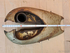 New Hudson 500 OHV, 1931 - originální nádrž na opravu