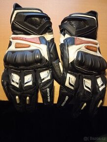 Dámské kožené moto rukavice SPYKE vel L pro muže pak S