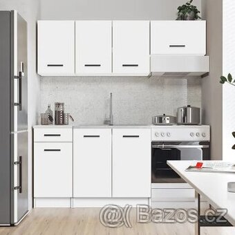 Kuchyňská linka bílá šíře 180 cm