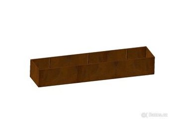 Vyvýšený záhon 4.5 x 1 x 0.7 (CORTEN)