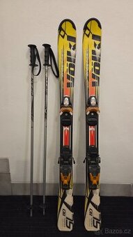 Lyže Völker 110 + hůlky 95cm - 1