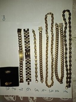 Pozlacené šperky z chirurgické oceli