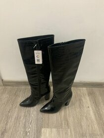 Dámské boty DeeZee - kozačky vel.40