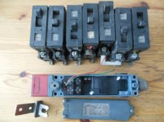 Jističe různé ampéráže, elektromagnetický bezpečností zámek