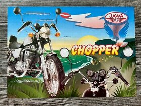 Dobový prospekt - Jawa 350/639 Chopper ( 199X )