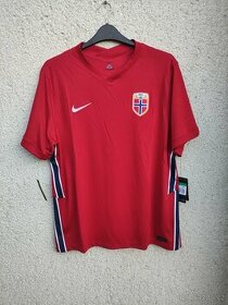 Oficiální fotbalový dres Norské reprezentace, značka Nike, v