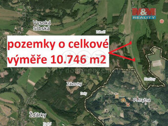 Prodej louky, 10746 m², Machov