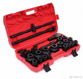Nástrčné rázové hlavice 3/4" 6-ti hran 26 ks