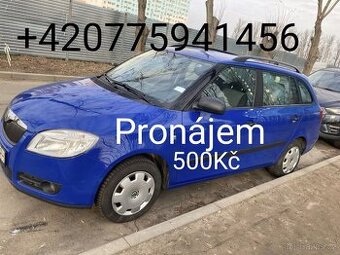 Fabia ll. 1.4i. 500kč - 1den