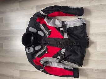 Dámská motocyklová bunda červená vel. 48 - 3 sezónní