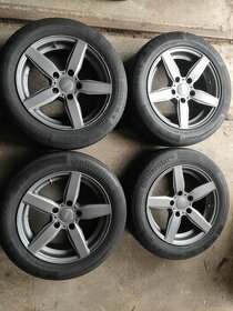 Sada kol 5x120 R16 BMW Dezent, Continental Sportcontact 4mm