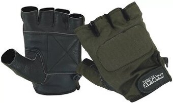 Rukavice Paintball,Airsoft Olivova Vojenska Farba 2 Druhy