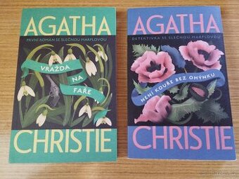 2x AGATHA CHRISTIE - Vražda na faře, Není kouře bez ohýnku