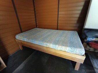 Postel 120 cm s roštem a matrací